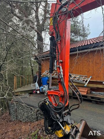 Mini excavator Kubota U36-4 Beltegraver m/ 4 skuffer, rotortilt og klype