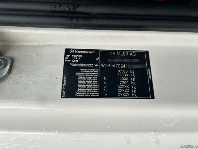 Mercedes-Benz Atego 1018 / 10 Ton / 574 bin km / 7 m kutu kasa / Yük asansörü / Muayene TUV 11-26 Mercedes-Benz Atego 1018 / 10 Ton / 574 dkm / Box 7 mtr / Loa...