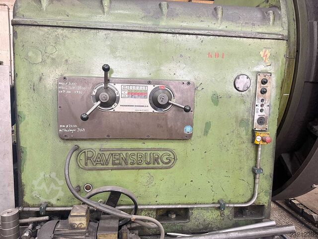 Surface Lathe Maschinenfabrik Ravensburg AG P 30