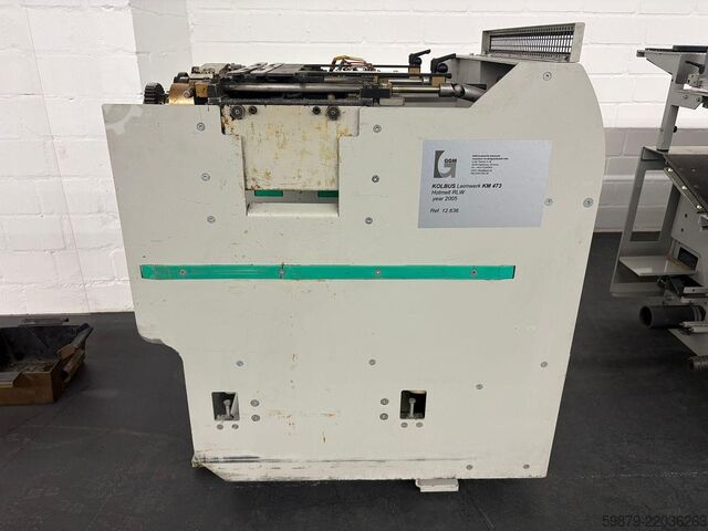 Kolbus PUR + EVA spine gluing unit (2005) Kolbus PUR spine gluing unit