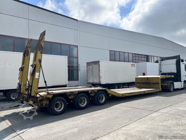 Dieplader oplegger LANGENDORF SATBUE 30/38  3 Achs Tiefbett- Satteltieflader