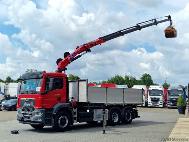 Vrachtwagen met kraan MAN TGS 26.360 6x4 Hydrodrive / Crane HMF1920K-RCS ...