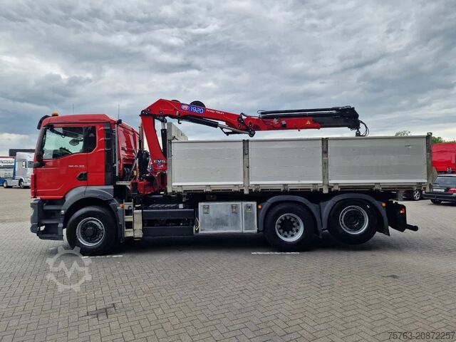 Vrachtwagen met kraan MAN TGS 26.360 6x4 Hydrodrive / Crane HMF1920K-RCS ...