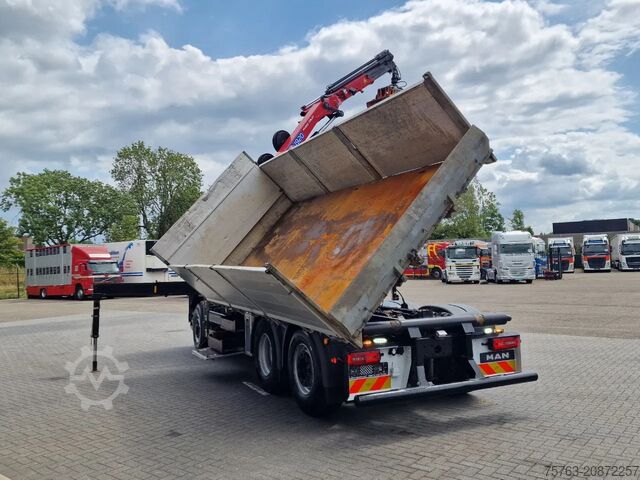 Vrachtwagen met kraan MAN TGS 26.360 6x4 Hydrodrive / Crane HMF1920K-RCS ...
