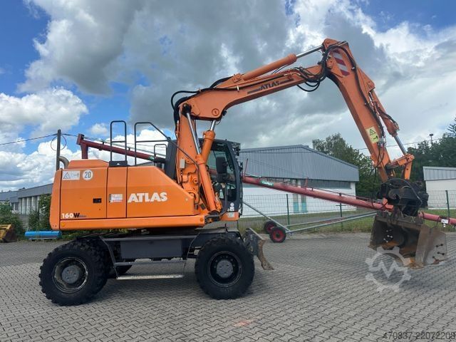 Hjulgrävare ATLAS 160 W **Löffelpaket + Greifer**