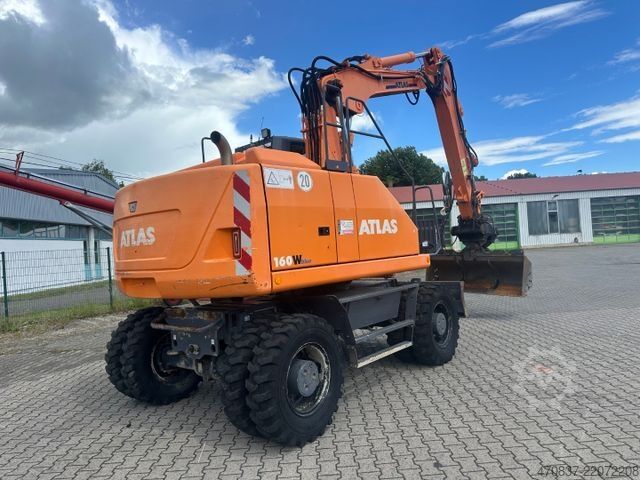 Hjulgrävare ATLAS 160 W **Löffelpaket + Greifer**