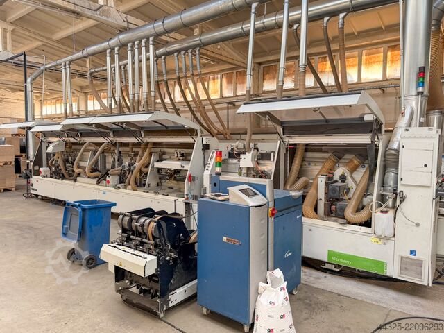 Dubbelzijdige kantenaanlijmmachine BIESSE STREAM SB2 11.5