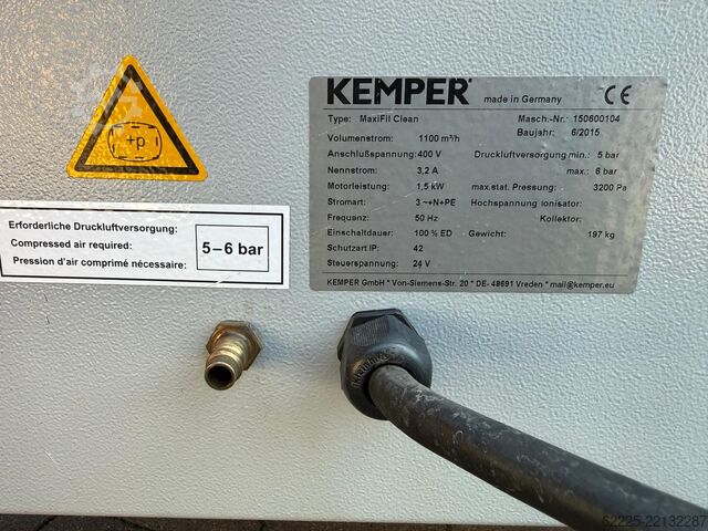 Kemper lasrookafzuiging KEMPER MaxiFil Clean