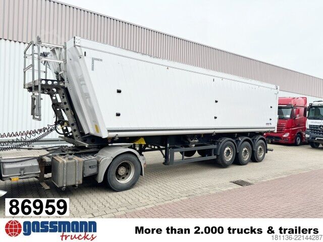 Tipper semitrailer Schmitz SKI 24 SL 9.6, Liftachse, Alumulde ca. 52m³