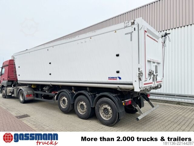 Tipper semitrailer Schmitz SKI 24 SL 9.6, Liftachse, Alumulde ca. 52m³