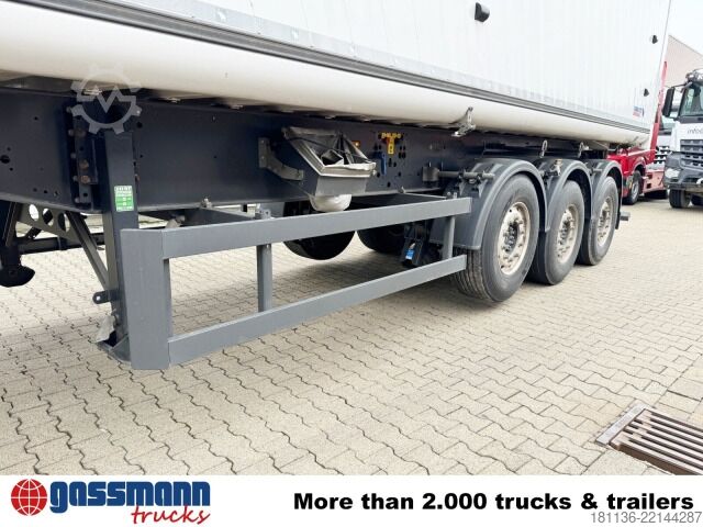 Tipper semitrailer Schmitz SKI 24 SL 9.6, Liftachse, Alumulde ca. 52m³