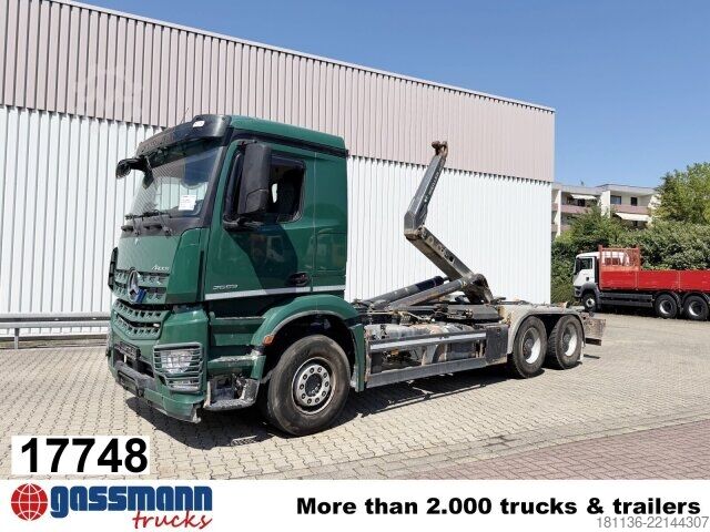 Roll-off tipper truck Mercedes-Benz Arocs 2653 LK 6x4 Kli-Ret Meiller Abrollkipper RS