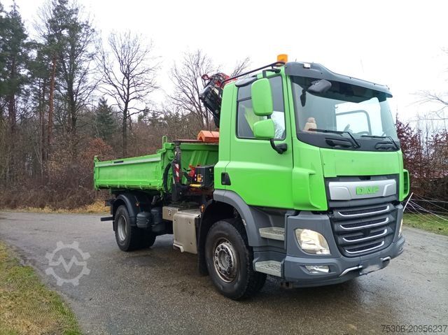 Tre-sidet tipbil DAF FA CF 340 DC Krankipper