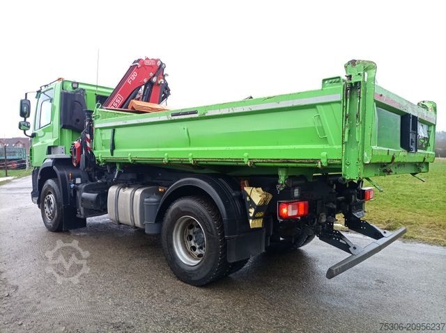 Tre-sidet tipbil DAF FA CF 340 DC Krankipper