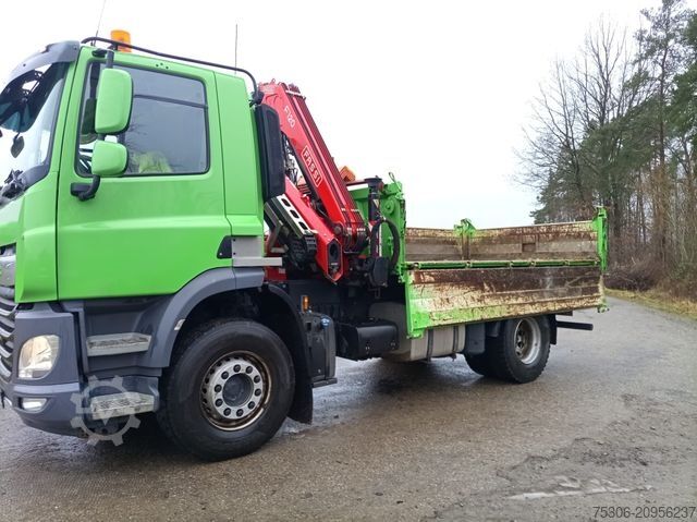 Tre-sidet tipbil DAF FA CF 340 DC Krankipper