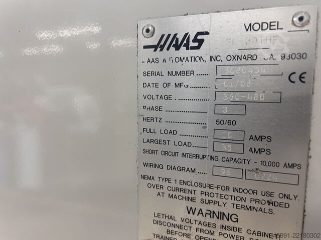 CNC torna tezgahı HAAS SL 20 cnc lathe with C-axis