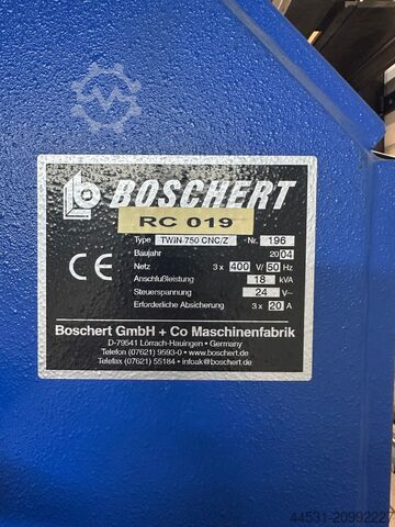 CNC-stans- och nibblingsmaskin Boschert TWIN 750 CNC/Z