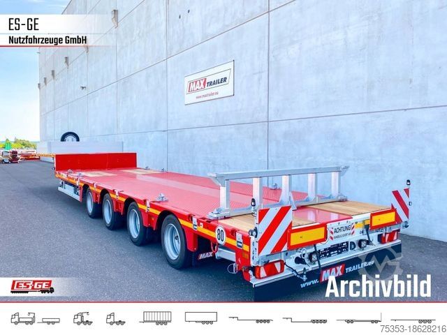 Lavt bygger sættevogn FAYMONVILLE MAX Trailer MAX110 Semi-Tieflader