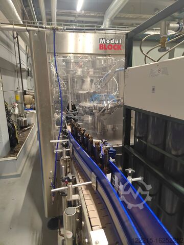 Ligne de remplissage modulaire en blocs Framax DEPAL, RLA, RFCI pour bouteilles en verre à usage uni Framax Abfülllinie für Glasflaschen (Einweg)