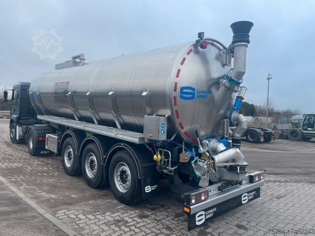 Ημιρυμουλκούμενο βυτιοφόρο Schwarte Jansky 30m³ Gülletankauflieger/Miete!