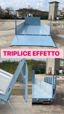 Contentor rolante  CONTAINER A PIANALE NUOVO CON SPONDE IN TR5