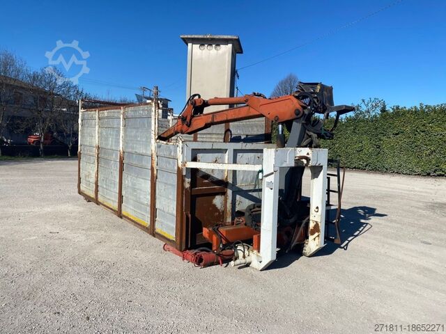 Roll-off container  CONTAINER SCARRABILE USATO IN ALLUMINIO  A CIELO A