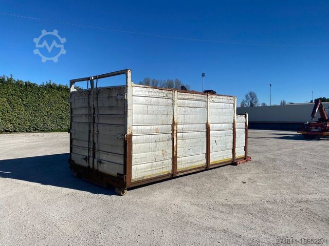 Contenitore scarrabile  CONTAINER SCARRABILE USATO IN ALLUMINIO  A CIELO A