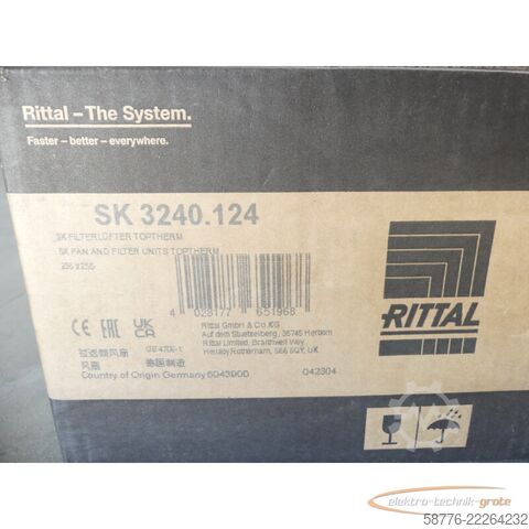 Komponent Rittal SK 3240.124 Lüftereinheit mit K1G165-AA03-06 SNVJH0165XULCZ -