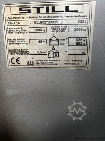 Schubmaststapler Still FM-X 14