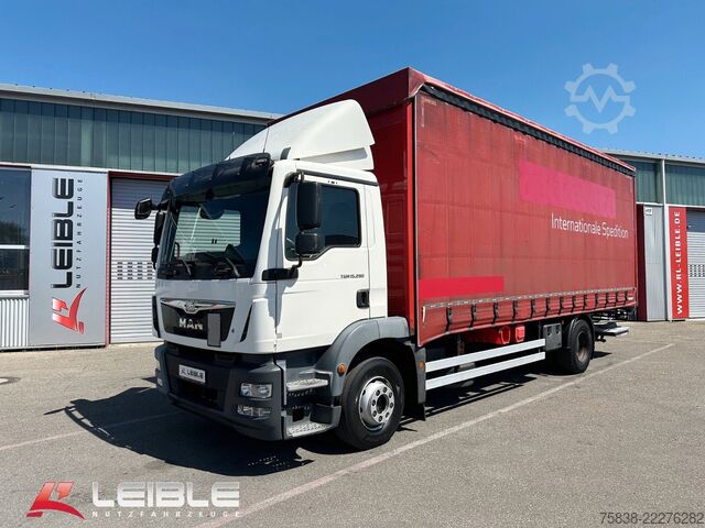 Ladbil med presenning MAN TGM 15.290 LL*LBW*Pritsche 7,30*Kamera*DTCO 4.1*