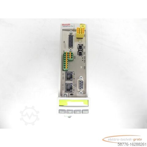 Componente Rexroth Rexroth HCS01.1E-W0005-A-03-B-ET-EC-PB-S4-NN-FW / MNR: R911344555 Indra Drive