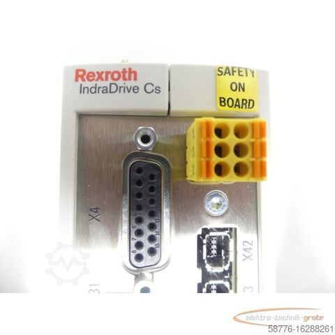 Componente Rexroth Rexroth HCS01.1E-W0005-A-03-B-ET-EC-PB-S4-NN-FW / MNR: R911344555 Indra Drive