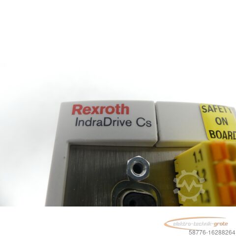 Componente Rexroth Rexroth HCS01.1E-W0005-A-03-B-ET-EC-PB-S4-NN-FW MNR: R911344555 Indra Drive CS