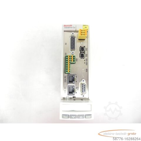 Componente Rexroth Rexroth HCS01.1E-W0005-A-03-B-ET-EC-PB-S4-NN-FW MNR: R911344555 Indra Drive CS