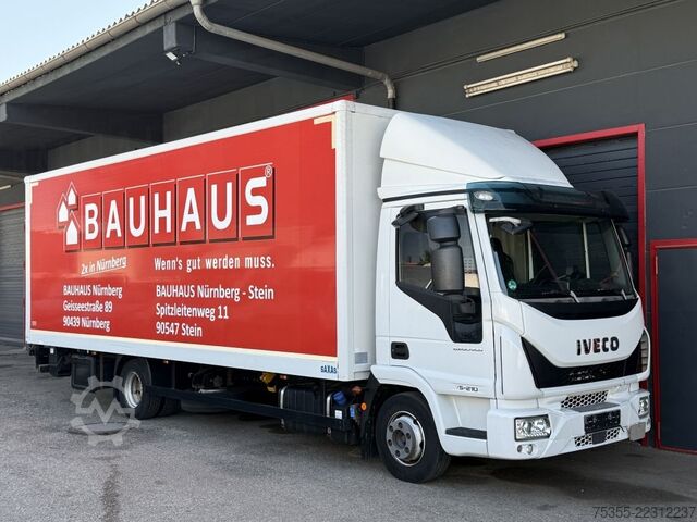 Furgone chiuso IVECO EuroCargo ML75E21 Motorbremse Tempomat 7,25m+LBW