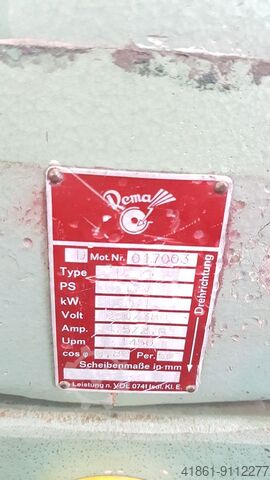 Polijstschuurmachine sep.stofafzuiging REMA DP 15