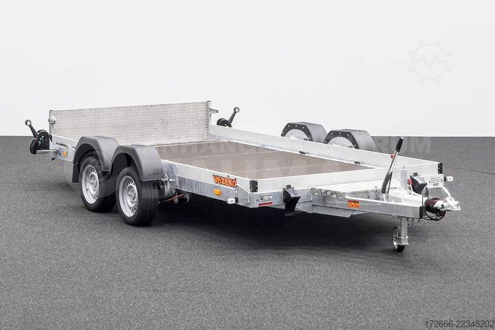 Naczepa niskopodwoziowa Vezeko HUSKY CAR FB 35.39 | E-PUMPE | RAMPE 394X187X10CM 3500KG ABSENKER