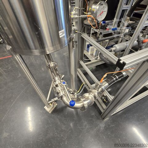 Réservoir en acier inoxydable 150 L, version hygiénique avec agitateur à hélice INOX Hygienetank 150 L