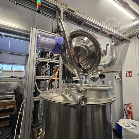 Réservoir en acier inoxydable 150 L, version hygiénique avec agitateur à hélice INOX Hygienetank 150 L