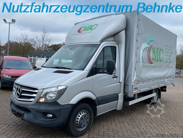 Schuifzeil bestelwagen MERCEDES-BENZ Sprinter 519 CDI Pritsche/ AC/ org. KM