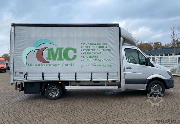 Schuifzeil bestelwagen MERCEDES-BENZ Sprinter 519 CDI Pritsche/ AC/ org. KM