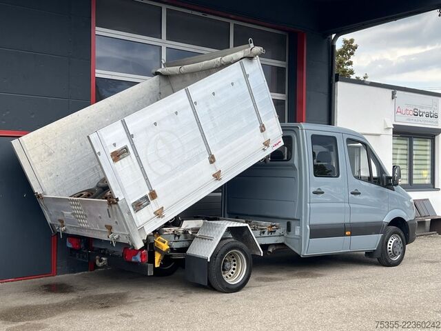 Kiepwagen bestelauto MERCEDES-BENZ Sprinter 516 CDI Doka 3-Sitzer Klima AHK 3,5t