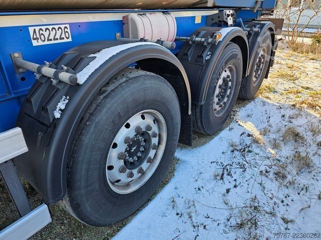 Poluprikolica cisterna SCHMITZ CARGOBULL Tankcontainer Chassis+Tankcontainer  Schwallwand