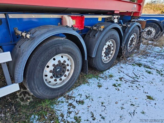Cserélhető felépítményes félpótkocsi SCHMITZ CARGOBULL 20" Tankconatinerchassis + Tankcontainer