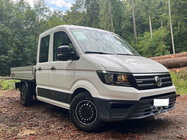 Pick-up bestelwagen VOLKSWAGEN CRAFTER 4 MOTION PRITSCHE DoKa 3500KG-AHK AUT.