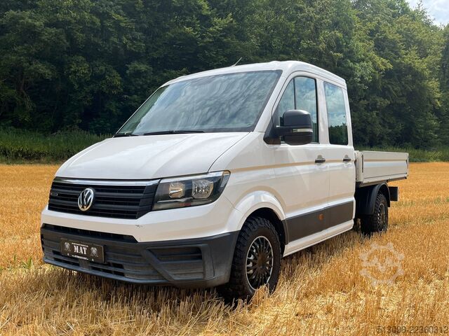 Pick-up bestelwagen VOLKSWAGEN CRAFTER 4 MOTION PRITSCHE DoKa 3500KG-AHK AUT.