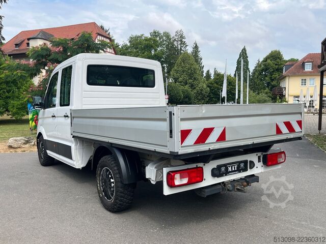 Pick-up bestelwagen VOLKSWAGEN CRAFTER 4 MOTION PRITSCHE DoKa 3500KG-AHK AUT.