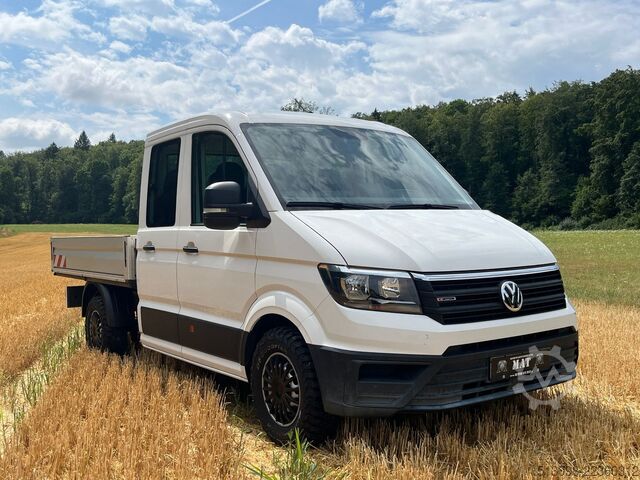 Pick-up bestelwagen VOLKSWAGEN CRAFTER 4 MOTION PRITSCHE DoKa 3500KG-AHK AUT.