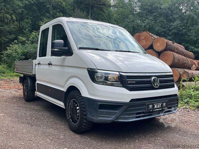 Pick-up bestelwagen VOLKSWAGEN CRAFTER 4 MOTION PRITSCHE DoKa 3500KG-AHK AUT.