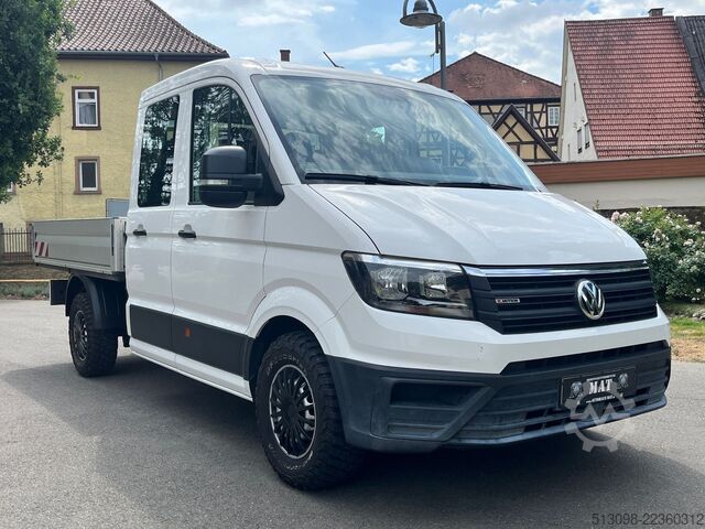 Pick-up bestelwagen VOLKSWAGEN CRAFTER 4 MOTION PRITSCHE DoKa 3500KG-AHK AUT.
